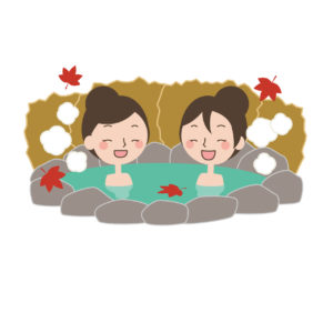 女子旅　温泉